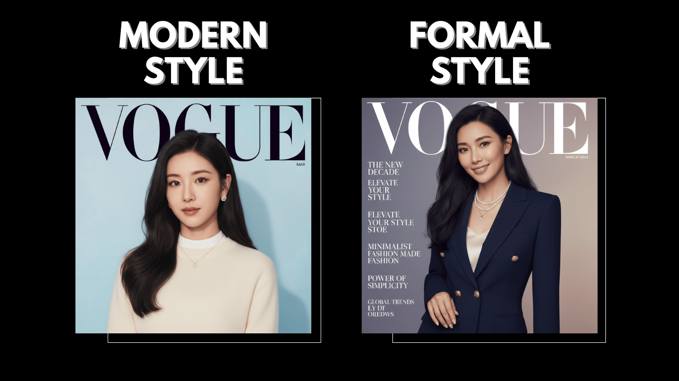 GOMagazine - AI时尚杂志封面生成器 截图 2