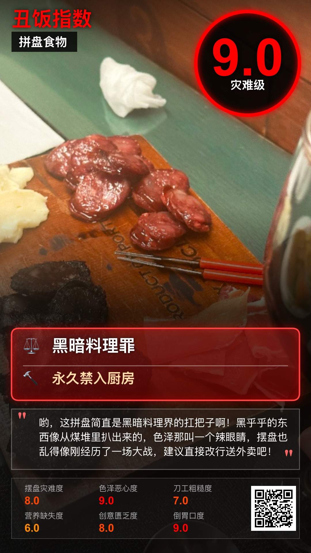 丑饭打分器